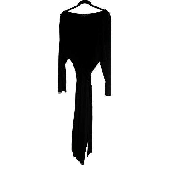 Eloquii Dresses & Skirts - Eloquii Ribbed Maxi Wrap Dress with Cut Outs Size 26/28 Adjustable Stretch Sexy